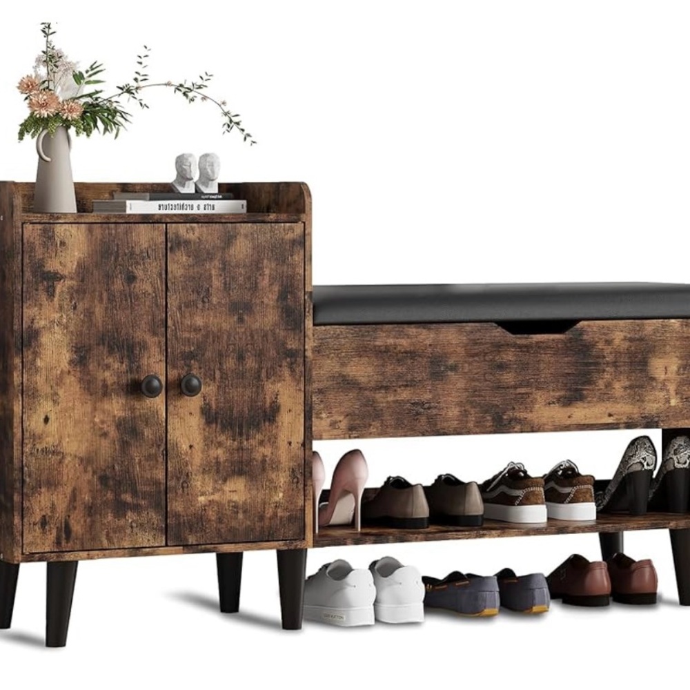 Storage cabinet entryway